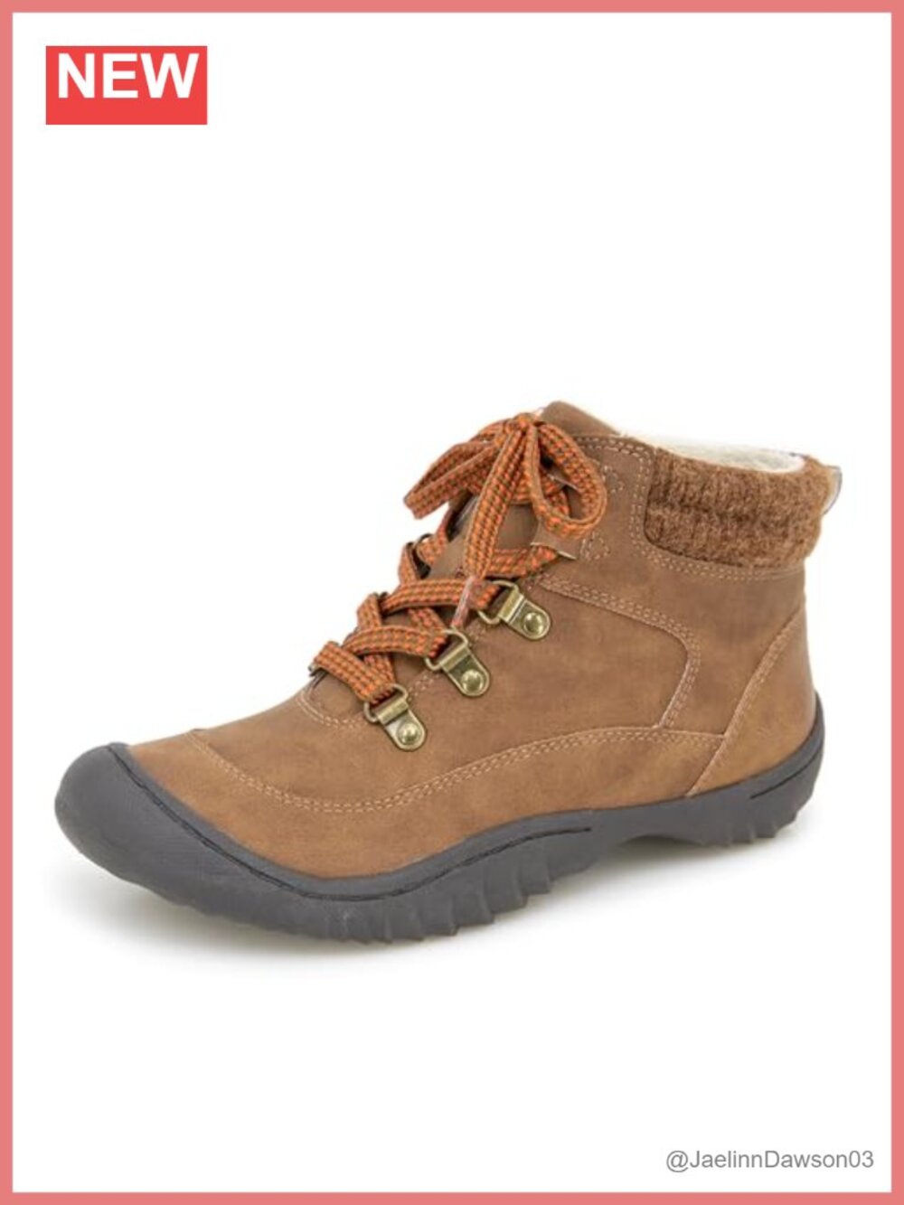 JBU Women's Water Resistant Lace Up Ankle Boots APMA Accepted